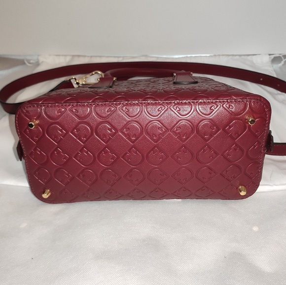 FURLA Fantastica Dome Small Ribes Embossed Leather Bag - Picture 9 of 15
